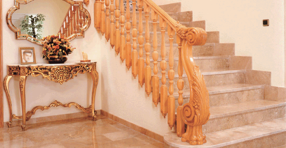 階段などの装飾サンピューラ 軽井沢リフォームブログ