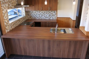 軽井沢　キッチン　リフォーム　名古屋モザイク　コラベル